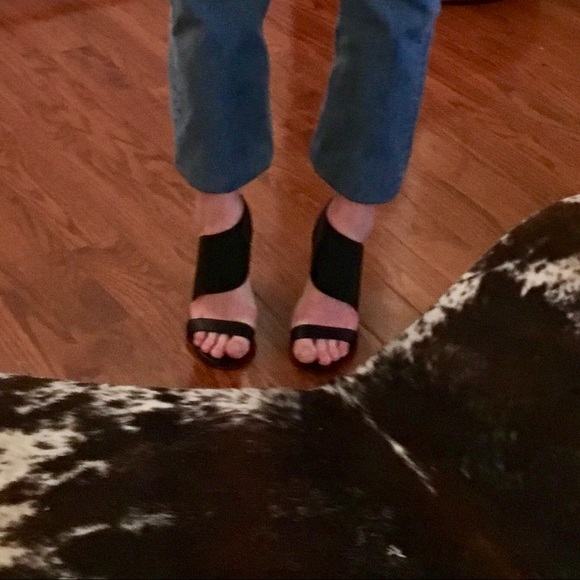 Dolce Vita (7.5-8) platform leather wedges. Worn 1 - Picture 3 of 7